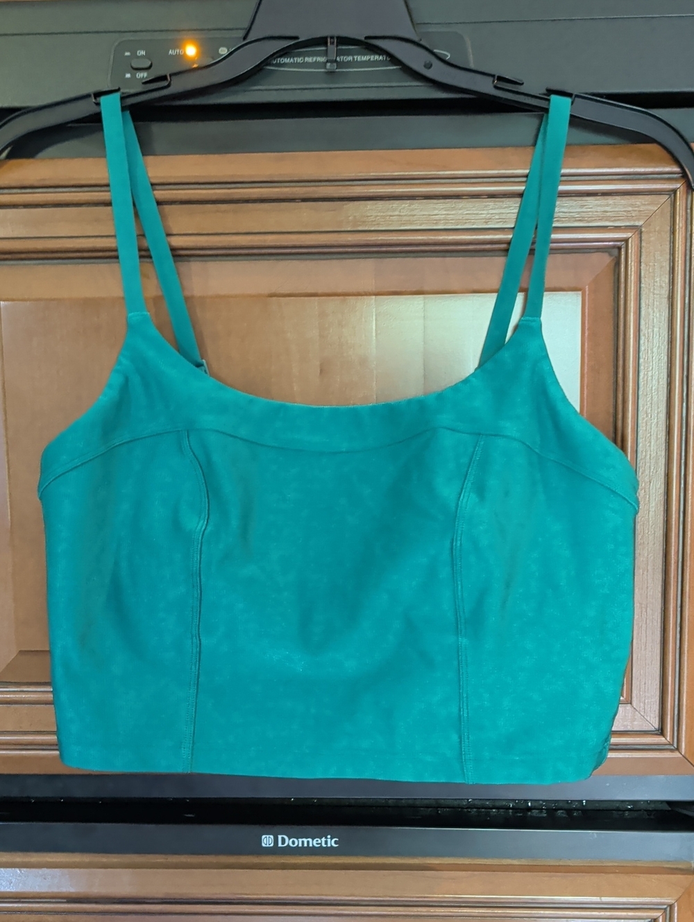 Aerie Offline Women's Green Double-Strap Cropped Tank Top